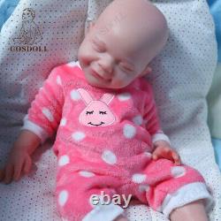 COSDOLL 18.5 Platinum Silicone Baby Dolls Newborn Girl Dolls WithDrink-Wet System