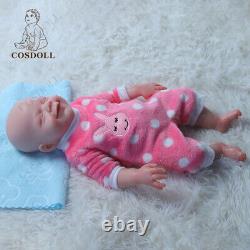 COSDOLL 18.5 Platinum Silicone Baby Dolls Newborn Girl Dolls WithDrink-Wet System