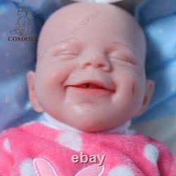 COSDOLL 18.5 Platinum Silicone Baby Dolls Newborn Girl Dolls WithDrink-Wet System