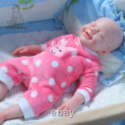 COSDOLL 18.5 Platinum Silicone Baby Dolls Newborn Girl Dolls WithDrink-Wet System