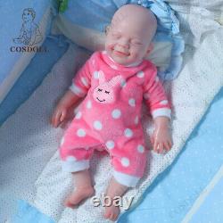 COSDOLL 18.5 Platinum Silicone Baby Dolls Newborn Girl Dolls WithDrink-Wet System