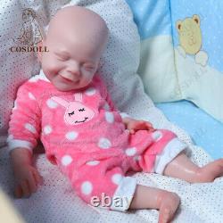 COSDOLL 18.5 Platinum Silicone Baby Dolls Newborn Girl Dolls WithDrink-Wet System