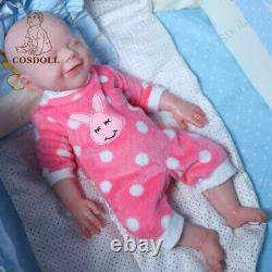 COSDOLL 18.5 Platinum Silicone Baby Dolls Newborn Girl Dolls WithDrink-Wet System
