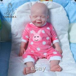 COSDOLL 18.5 Platinum Silicone Baby Dolls Newborn Girl Dolls WithDrink-Wet System