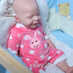 COSDOLL 18.5 Platinum Silicone Baby Dolls Newborn Girl Dolls WithDrink-Wet System