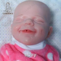 COSDOLL 18.5 Platinum Silicone Baby Dolls Newborn Girl Dolls WithDrink-Wet System