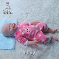 COSDOLL 18.5 Platinum Silicone Baby Dolls Newborn Girl Dolls WithDrink-Wet System