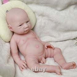 COSDOLL 18.5''Platinum Silicone Reborn Baby Boy Handmade Full Body Silicone Doll