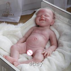 COSDOLL 18.5 Reborn Baby Doll Full Body Silicone Boy Doll with Drink-Wet system