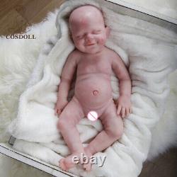 COSDOLL 18.5 Reborn Baby Doll Full Body Silicone Boy Doll with Drink-Wet system