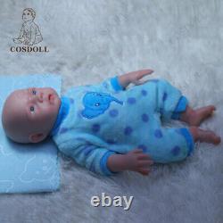 COSDOLL 18.5 Reborn Baby Dolls Can Drink Water&Pee Platinum Silicone Boy Dolls