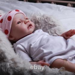COSDOLL 18.5 Soft Platinum Silicone Baby Dolls Handmade Silicone Reborn Newborn