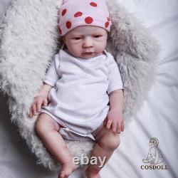 COSDOLL 18.5 Soft Platinum Silicone Baby Dolls Handmade Silicone Reborn Newborn