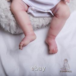 COSDOLL 18.5 Soft Platinum Silicone Baby Dolls Handmade Silicone Reborn Newborn