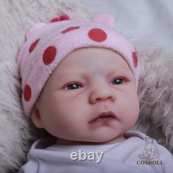 COSDOLL 18.5 Soft Platinum Silicone Baby Dolls Handmade Silicone Reborn Newborn