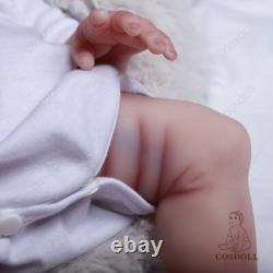 COSDOLL 18.5 Soft Platinum Silicone Baby Dolls Handmade Silicone Reborn Newborn