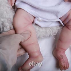 COSDOLL 18.5 Soft Platinum Silicone Baby Dolls Handmade Silicone Reborn Newborn