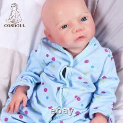 COSDOLL 18.5 in Full Body Silicone Boy Doll 6.61LB Reborn Baby Dolls WithDrink-Wet