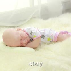 COSDOLL 18.5 in Full Silicone Reborn Baby Girl Doll Platinum Silicone Baby Doll