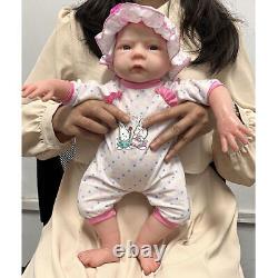 COSDOLL 18.5 in Full Soft Platinum Silicone Baby Dolls Handmade Newborn Baby