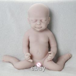COSDOLL 18.5 in Reborn Baby Doll Platinum Full Silicone Handmade Cute Girl Doll