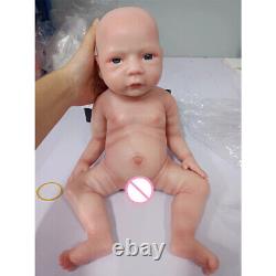 COSDOLL 18.5 inch Silicone Reborn Baby Boy Adorable Full Silicone Newborn Doll