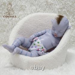 COSDOLL 18 Full Body Platinum Silicone Girl Doll Rooted Hair Reborn Baby Dolls