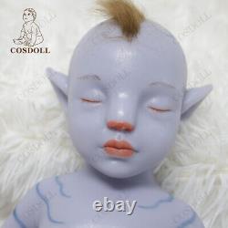 COSDOLL 18 Full Body Platinum Silicone Girl Doll Rooted Hair Reborn Baby Dolls