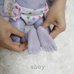 COSDOLL 18 Full Body Platinum Silicone Girl Doll Rooted Hair Reborn Baby Dolls