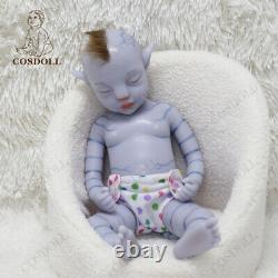 COSDOLL 18 Full Body Platinum Silicone Girl Doll Rooted Hair Reborn Baby Dolls