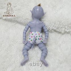 COSDOLL 18 Full Body Platinum Silicone Girl Doll Rooted Hair Reborn Baby Dolls