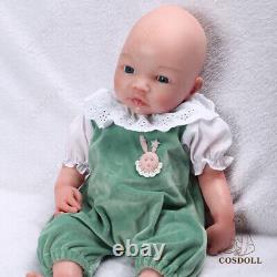 COSDOLL 18'' Lifelike Girl Full Body Platinum Silicone Reborn Baby Dolls Newborn