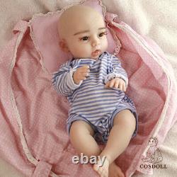 COSDOLL 18''Newborn Baby Full Silicone Reborn Baby Girl Doll drinking water