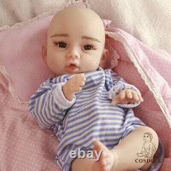 COSDOLL 18''Newborn Baby Full Silicone Reborn Baby Girl Doll drinking water