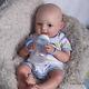 Cosdoll 18 Newborn Smile Girl Full Platinum Silicone Reborn Baby Doll Open Eyes