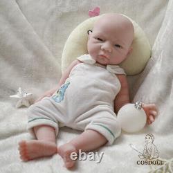 COSDOLL 18'' Twin Baby Doll Full Soft Silicone Boy Reborn Doll Newborn Baby Doll