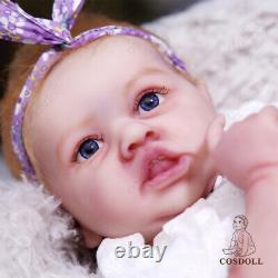 COSDOLL 22Lifelike Reborn Baby BigDollGirl Full Body Silicone Real Touch Withhair