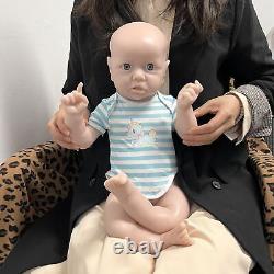 COSDOLL 22 in Newborn Realistic Baby Soft Full Body Silicone Baby Doll UNPAINTED