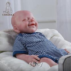 COSDOLL Drink-Wet System Full Silicone Baby Dolls 18.5 Reborn Boy Sleeping Doll