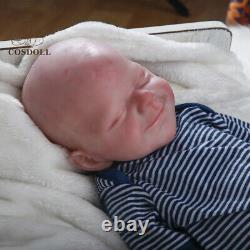COSDOLL Drink-Wet System Full Silicone Baby Dolls 18.5 Reborn Boy Sleeping Doll