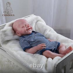 COSDOLL Drink-Wet System Full Silicone Baby Dolls 18.5 Reborn Boy Sleeping Doll