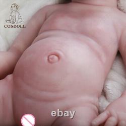 COSDOLL Drink-Wet System Full Silicone Baby Dolls 18.5 Reborn Boy Sleeping Doll