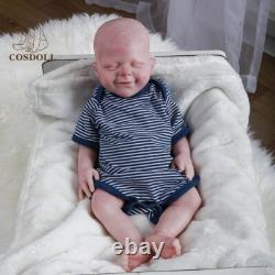 COSDOLL Drink-Wet System Full Silicone Baby Dolls 18 in Reborn Boy Sleeping Doll