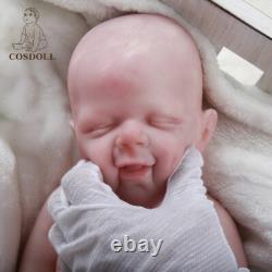 COSDOLL Drink-Wet System Full Silicone Baby Dolls 18 in Reborn Boy Sleeping Doll