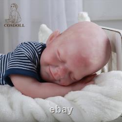 COSDOLL Drink-Wet System Full Silicone Baby Dolls 18 in Reborn Boy Sleeping Doll