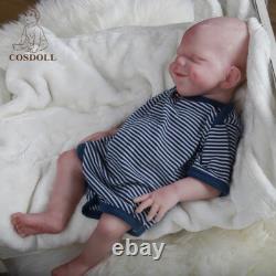 COSDOLL Drink-Wet System Full Silicone Baby Dolls 18 in Reborn Boy Sleeping Doll