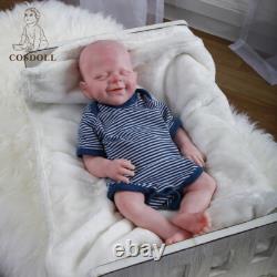 COSDOLL Drink-Wet System Full Silicone Baby Dolls 18 in Reborn Boy Sleeping Doll