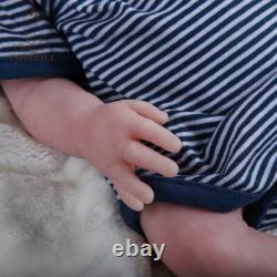 COSDOLL Drink-Wet System Full Silicone Baby Dolls 18 in Reborn Boy Sleeping Doll