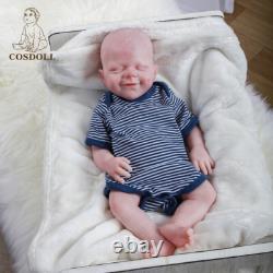 COSDOLL Drink-Wet System Full Silicone Baby Dolls 18 in Reborn Boy Sleeping Doll
