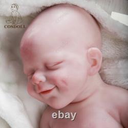 COSDOLL Drink-Wet System Full Silicone Baby Dolls 18 in Reborn Boy Sleeping Doll